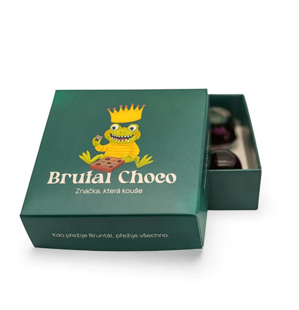 Nový obal Brutal Choco s maskotem žábou